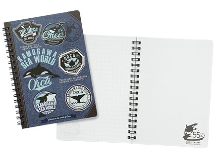 55周年シャチリングノート：820円（税込）