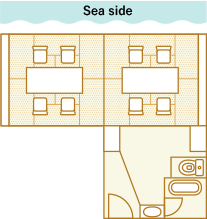 Room 307 (Two Japanese-style adjoining rooms)